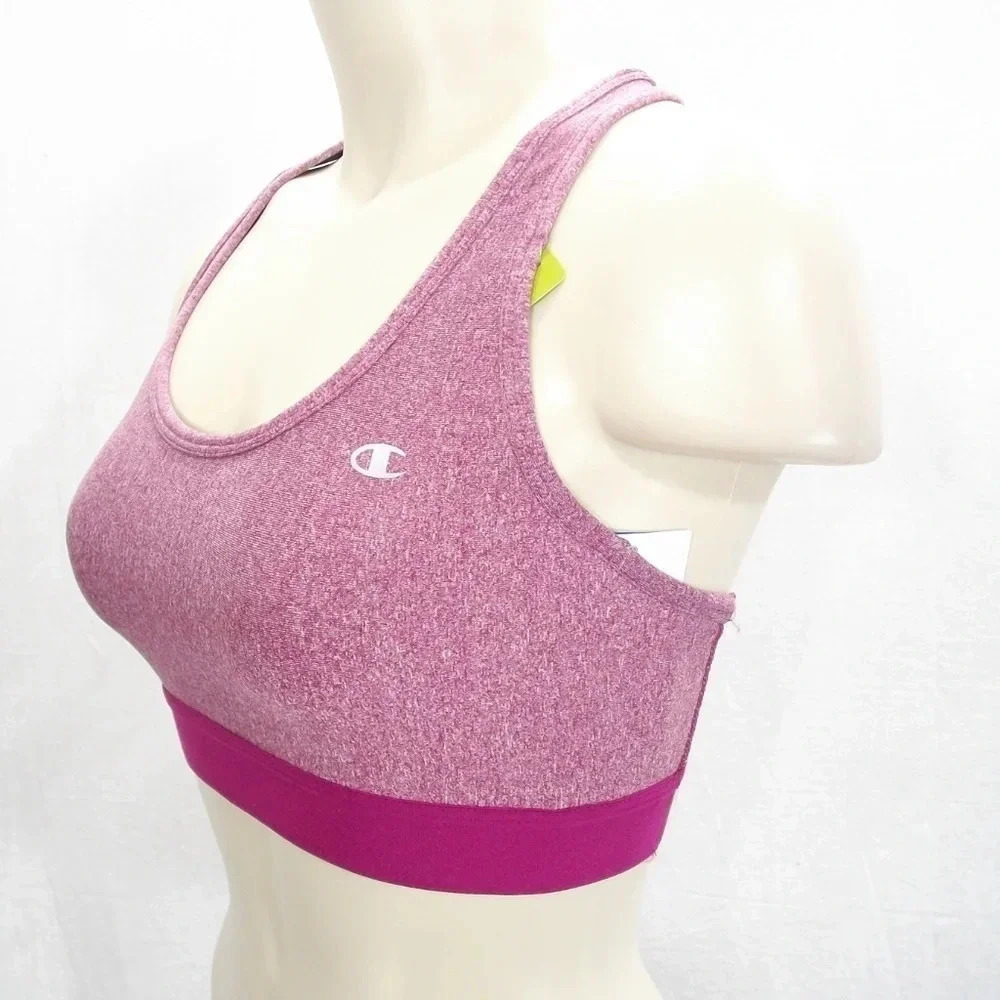 SMALL Champion 6715 Absolute Workout Wire Free Sport Bra Purple NWT - Picture 3 of 5